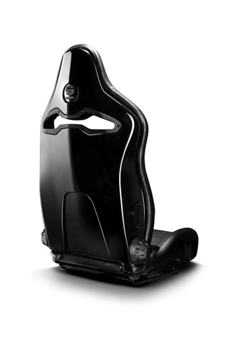 Sparco SPR Reclining Bucket Seat Leather / Microsuede Black: Fits Most Models