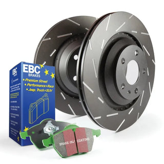 EBC S2 Brake Pads and Rotors Kit (FRONT): 2016 Scion iA