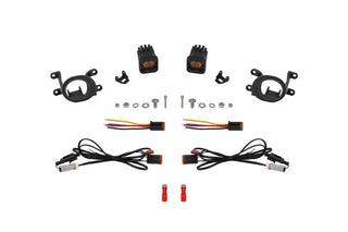 Diode Dynamics SSC1 LED Fog Light Kit: Toyota GR Corolla 2023 - 2024 Yellow SAE Fog