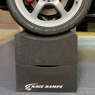 Race Ramps Supercar Wheel Crib (PAIR): Fits Most Models (14" Lift)