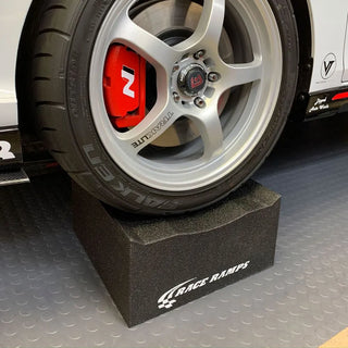 Race Ramps Supercar Wheel Crib (PAIR): Fits Most Models (14" Lift)