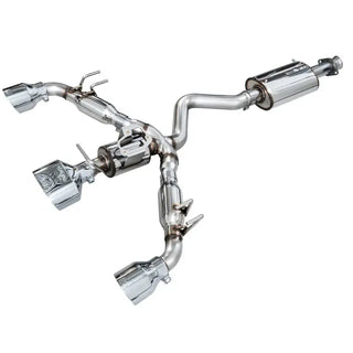 AWE Tuning Catback Exhaust: Toyota GR Corolla 2023 - 2025 w/ Chrome Silver Tips