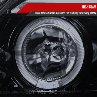 Spec D Projector Halo Headlights (Smoke): Scion tC 2005 - 2010
