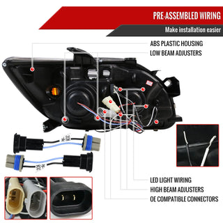 Spec D Projector Halo Headlights (Smoke): Scion tC 2005 - 2010