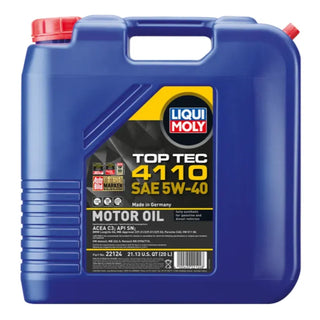 LIQUI MOLY Top Tec 4110 Motor Oil SAE 5W40: Fits Most Models