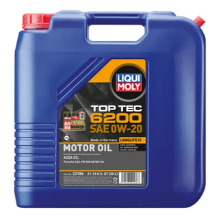 Liqui Moly Top Tec 6200 Motor Oil SAE 0W20: Fits Most Toyota GR Supra Models