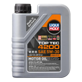 LIQUI MOLY Top Tec 4200 Motor Oil SAE 5W30: Fits Most Scion xA/xB Models