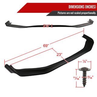 Spec D Front Bumper Lip (Version 1): Scion FRS 2013 - 2016