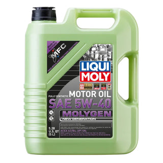 LIQUI MOLY Molygen New Generation Motor Oil SAE 5W40: Fits Most Models