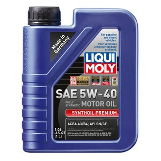 LIQUI MOLY Synthoil Premium Motor Oil SAE 5W40 (2040): Fits Most Scion Models