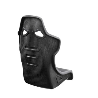 OMP Racing RT Fixed Back Seat (LEATHER) w/ Carbon Fiber Shell: Fits Most Models