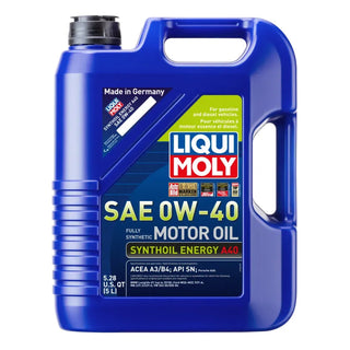 LIQUI MOLY Synthoil Energy A40 Motor Oil SAE 0W40: Fits Most Models