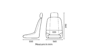 OMP Vintage Silverstone Fixed Back Seat