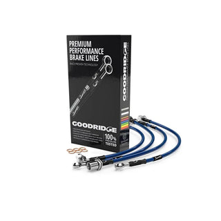 Goodridge Stainless Steel Brake Lines: Fits FR-S, BRZ & Toyota 86 Electric Blue