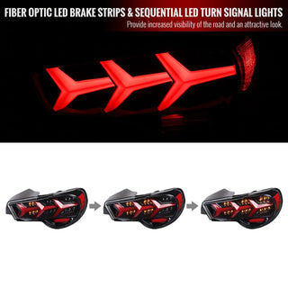 Spec D Tail Lights: Fits Most FR-S & Subaru BRZ 13-16 Models