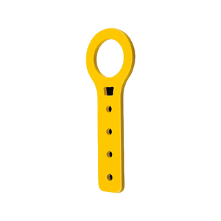 OMP Aluminum Tow Hook Yellow: Fits Most Models