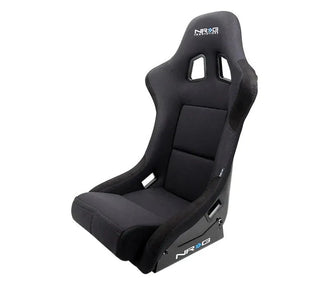 NRG Fiber Glass Fixed Back Racing Seat (MEDIUM) Black