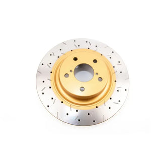 DBA 4000 Series Drilled & Slotted Front Brake Rotor: Fits Most BRZ/FR-S/86/GR86 Models