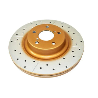 DBA Street Series Drilled & Slotted Front Brake Rotor: Fits Most 13-26 BRZ/86/GR86 Models