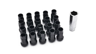 ISR Performance Steel Open Ended Lug Nuts 50mm Black 12x1.25: Multiple Subaru Fitments