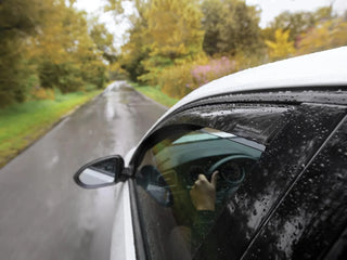 WeatherTech Front Side Window Deflectors (2pc, Dark Smoke): Toyota GR Corolla 2023 - 2026
