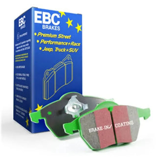 EBC Greenstuff Rear Brake Pads: Fits Subaru BRZ, Toyota 86 & Scion FR-S with Solid Rotors