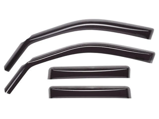 WeatherTech Side Window Deflectors (FRONT AND REAR): Toyota GR Corolla 2019 - 2024 Dark Tint