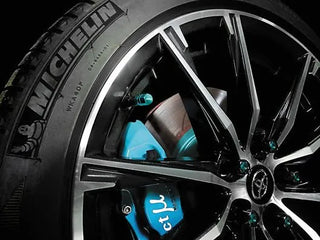 Project Mu Valve Stem Caps (FRONT AND REAR): Fits Most Models