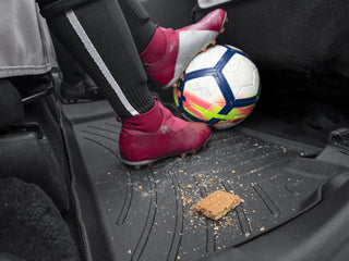 WeatherTech FloorLiner Rear Floor Mats (Black): Toyota Corolla iM (17-18) / Scion iM (2016)