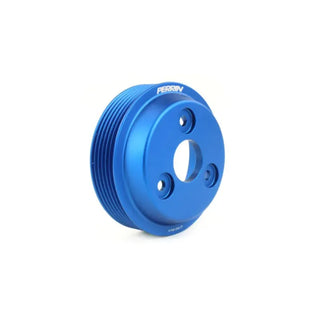 Perrin Water Pump Pulley (Blue): Toyota GR86 & Subaru BRZ 2.4L 2022 - 2026