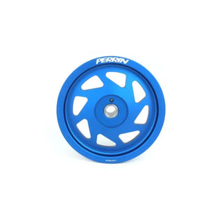 Perrin Lightweight Crank Pulley (Blue): Toyota GR86 & Subaru BRZ 2.4L 2022 - 2026