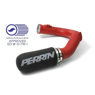 Perrin Cold Air Intake Wrinkle Red: Fits Most FR-S, BRZ & Toyota 86 with Automatic Transmission