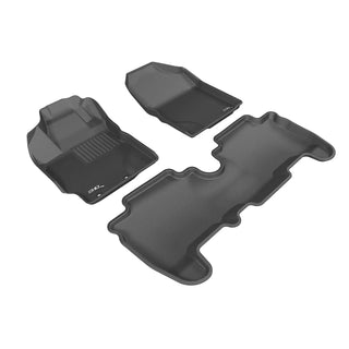 3D MAXpider Kagu Floormats Set (Black, Both Rows): Scion xD 2013 - 2014