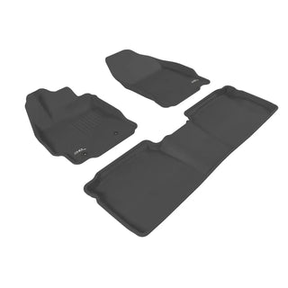 ç Kagu Floormats Set (Black, Both Rows): Scion tC 2011 - 2013 (tC2)