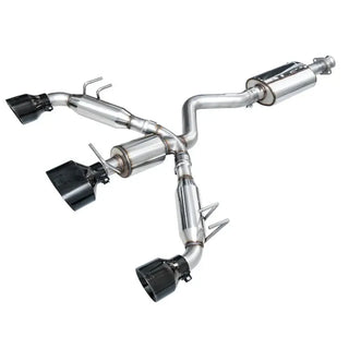 AWE Touring Edition Cat-Back Exhaust (Black Tips): Toyota GR Corolla 1.6L Turbo 2023 - 2024