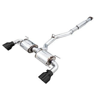 AWE Touring Edition Cat-Back Exhaust (Black Tips): Toyota GR86 & Subaru BRZ 2.4L 2022 - 2024