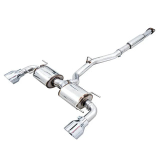 AWE Touring Edition Cat-Back Exhaust (Polished Tips): Toyota GR86 & Subaru BRZ 2.4L 2022 - 2024