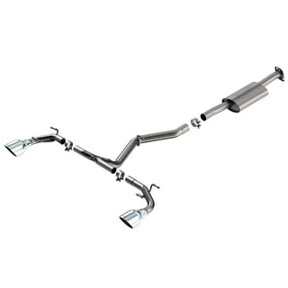Borla S-Type Cat-Back Exhaust System (Polished Tips): Toyota GR86 & Subaru BRZ 2.4L 2022 - 2024