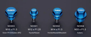 Cusco Neodymium Magnetic Drain Bolt: Scion FR-S (13-16), Subaru BRZ (13-20) & Toyota 86 (17-20)