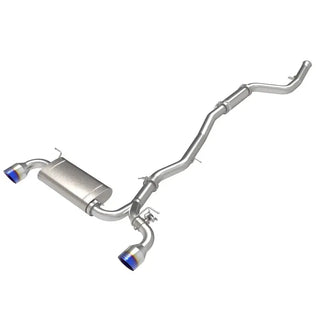 Takeda Cat-Back Exhaust System (w/ Titanium Tips): Toyota GR Supra 2.0L Turbo 2021 - 2024