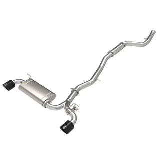 Takeda Cat-Back Exhaust System (w/ Black Tips): Toyota GR Supra 2.0L Turbo 2021 - 2024