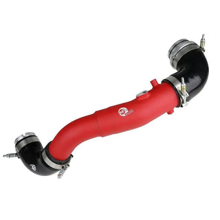 AFE BladeRunner Aluminum Hot Charge Pipe (Red): Toyota GR Supra 3.0L Turbo 2020 - 2024