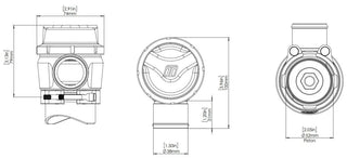 Turbosmart GenV Plumb Back Valve Sleeper Edition: Fits Most Models