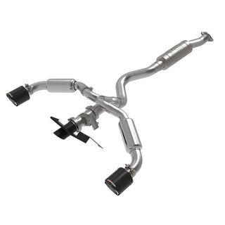 aFe Gemini XV Cat-Back Exhaust System: Fits Most GR Corolla 23-24