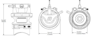 Turbosmart GenV RacePort EM Blow Off Valve Sleeper Edition: Fits Most Models