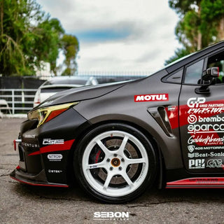 Seibon OE-Style Dry Carbon Fenders: Toyota GR Corolla 2023