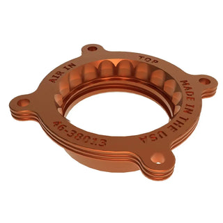 AFE Silver Bullet Throttle Body Spacer (Orange): Toyota GR86 / Subaru BRZ 2.4L 2022 - 2024
