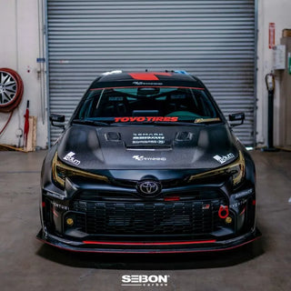 Seibon Double-Sided Carbon Hood: Toyota GR Corolla 2023 w/ Gloss Finish