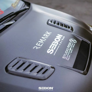 Seibon Double-Sided Carbon Hood: Toyota GR Corolla 2023 w/ Gloss Finish