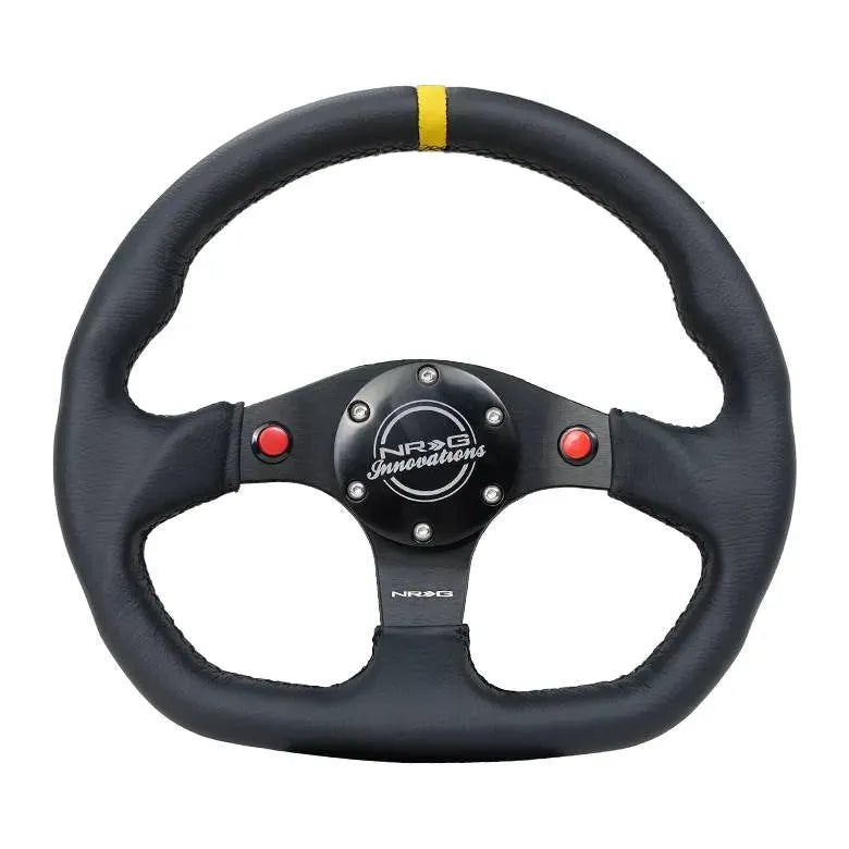NRG Innovations Flat Bottom Steering Wheel | FastScions NRG Innovations Flat Bottom Steering Wheel | FastScions
